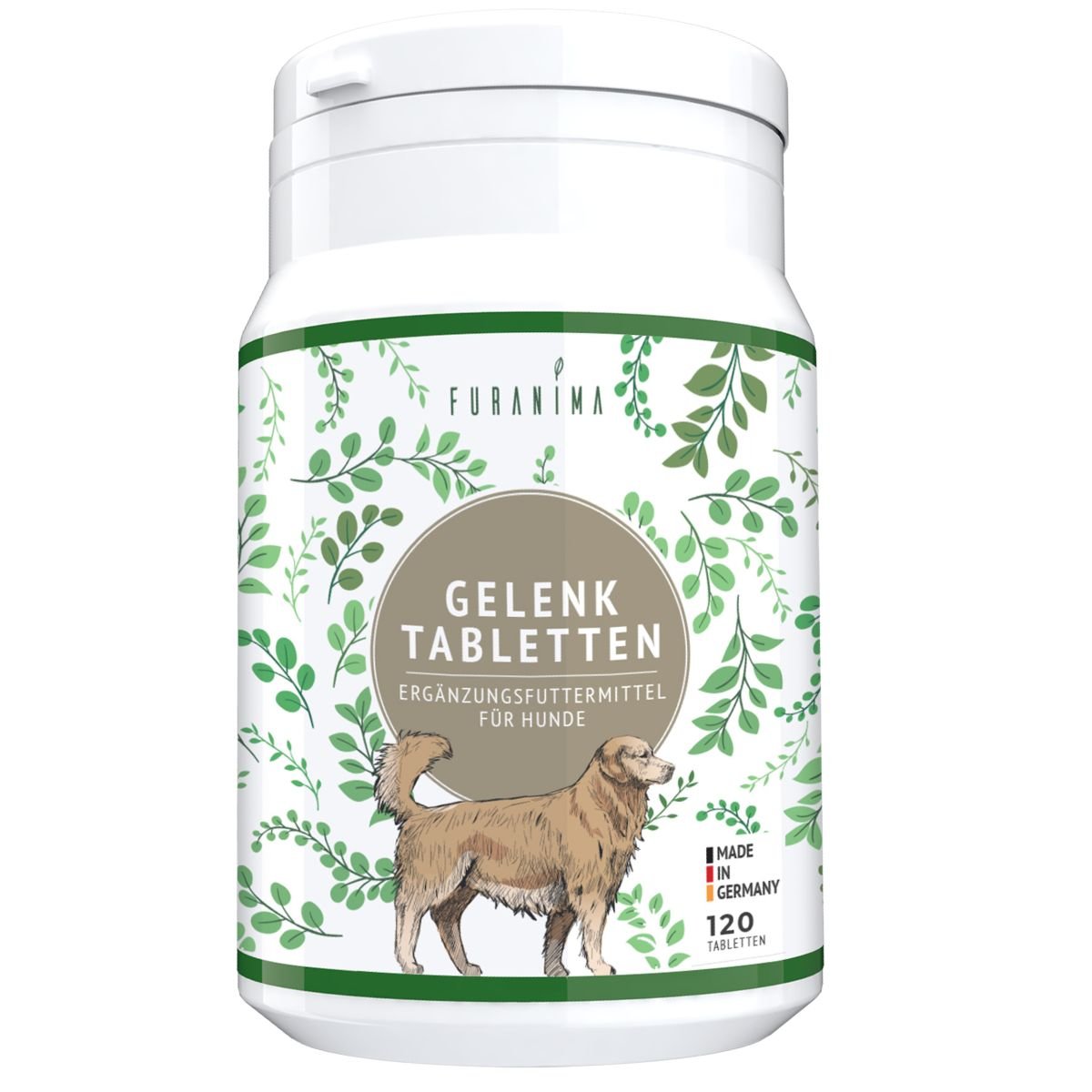 Hüft - & Gelenktabletten Hunde, Ergänzungsfuttermittel - 120 Tabletten - Furanima