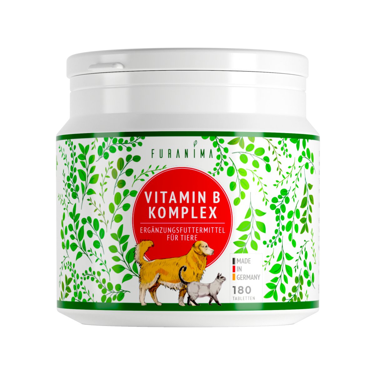 Vitamin B Komplex für Hunde & Katzen, Ergänzungsfuttermittel - 180 Tabletten - Furanima